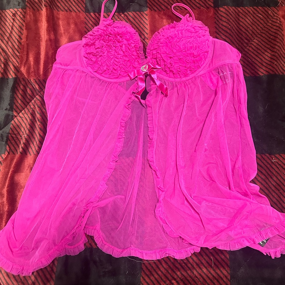 Pink lingerie